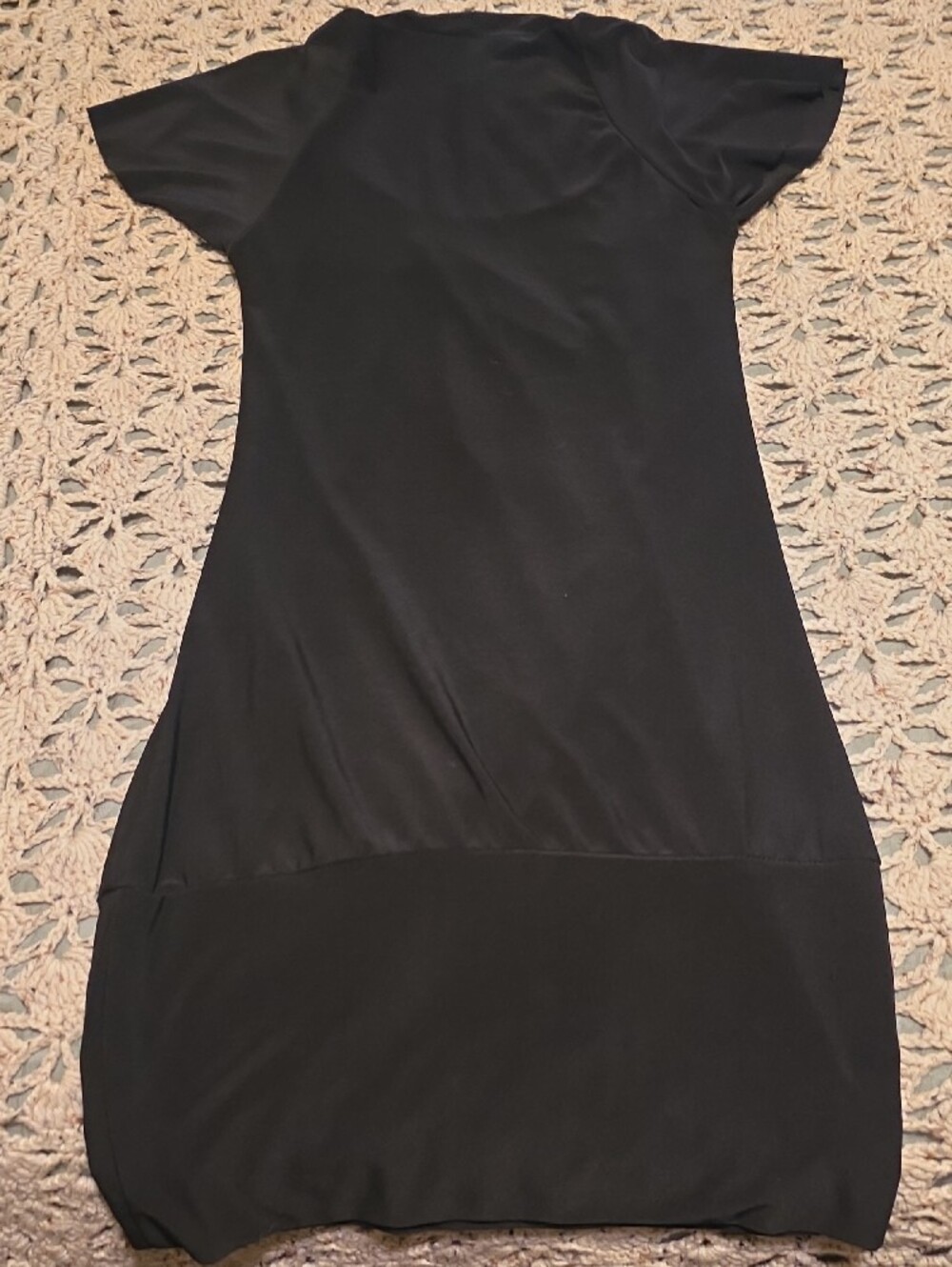 Tempted Black Draped Cowl Neck Midi Dress - Picture 6 of 9